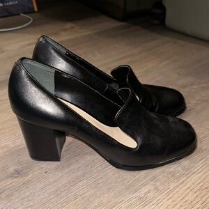 Enzo Angiolini Black Block Heels